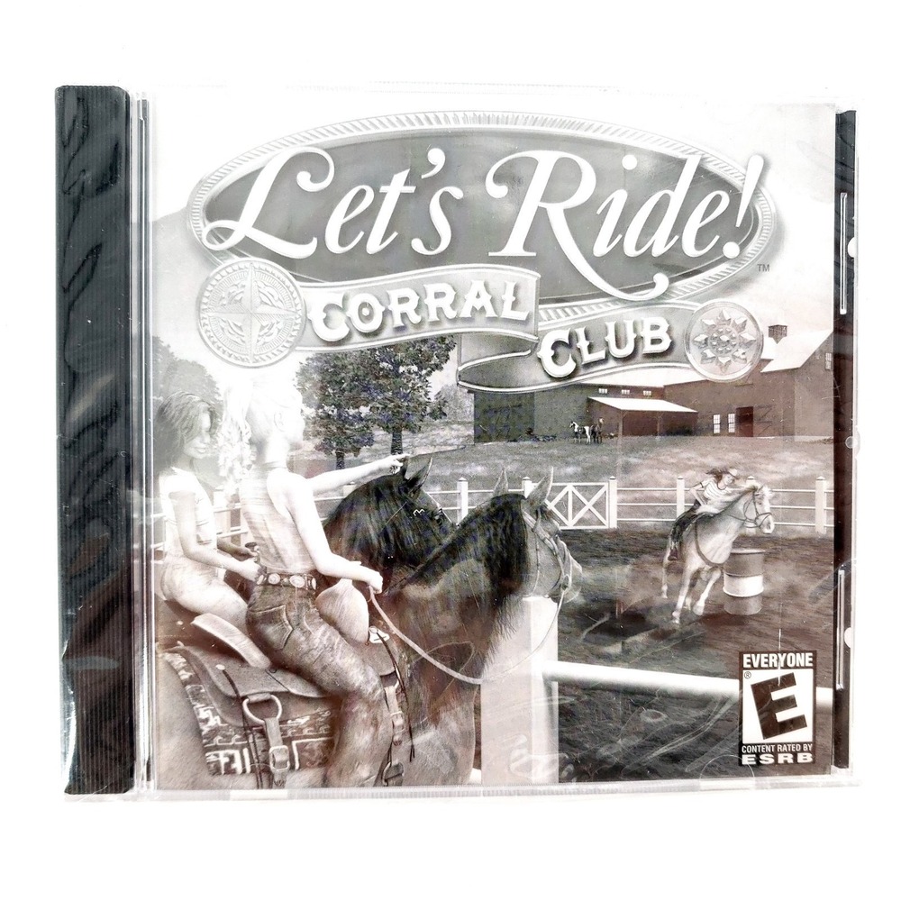 Let's Ride Corral Club (PC, 2004) Jewel Case Brand New Sealed